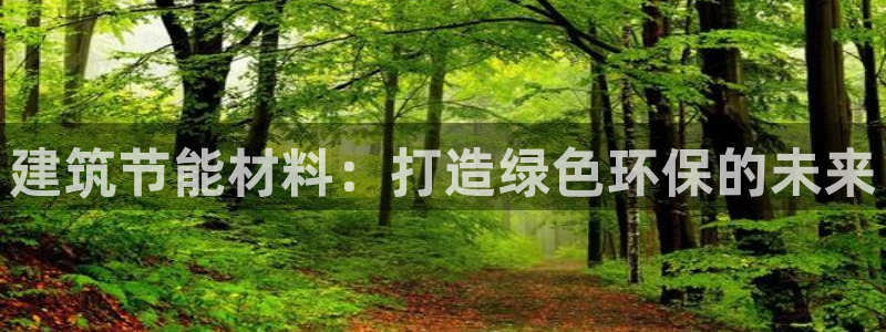 e尊国际网址：建筑节能材料：打造绿色环保的未来