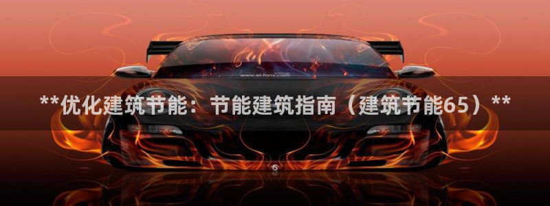 e尊国际官网：**优化建筑节能：节能建筑指南（建筑节能65）**