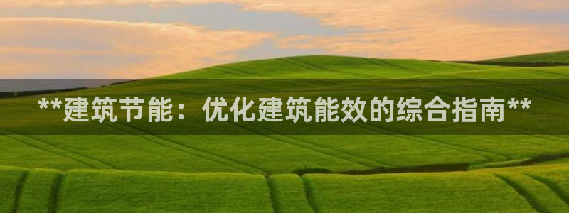 e尊国际7779：**建筑节能：优化建筑能效的综合指南**