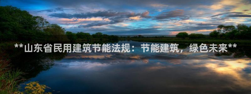 尊亿娱乐国际官网：**山东省民用建筑节能法规：节能建筑，绿色未来**