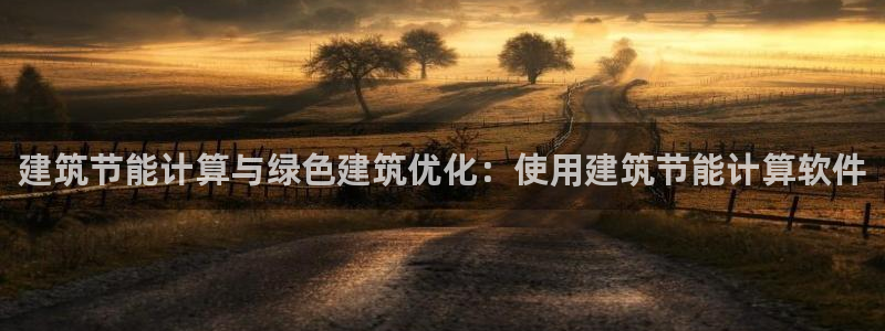 e尊国际7779：建筑节能计算与绿色建筑优化：使用建筑节能计算软件