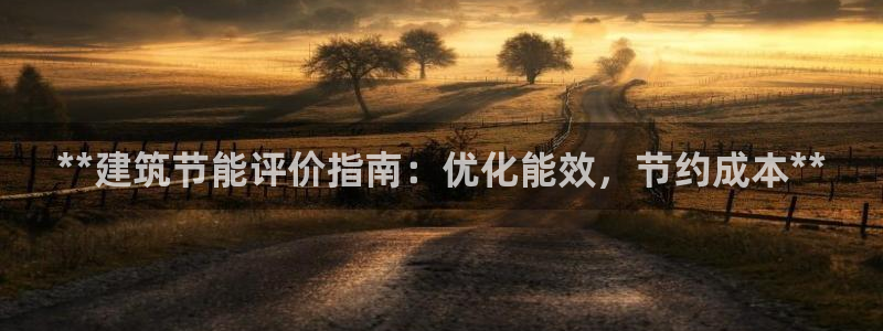 e尊国际客户端下载：**建筑节能评价指南：优化能效，节约成本**