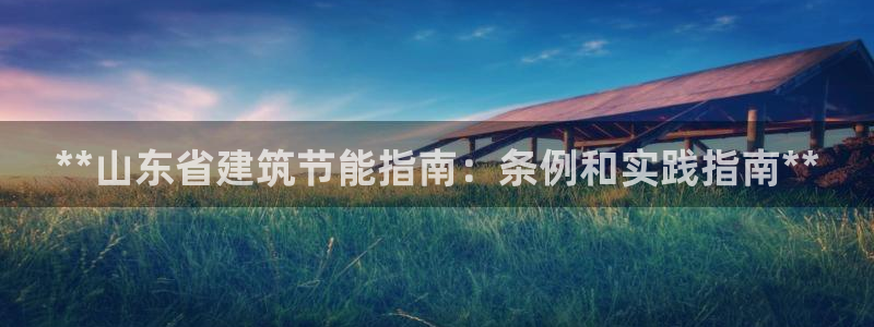E尊国际网站：**山东省建筑节能指南：条例和实践指南**