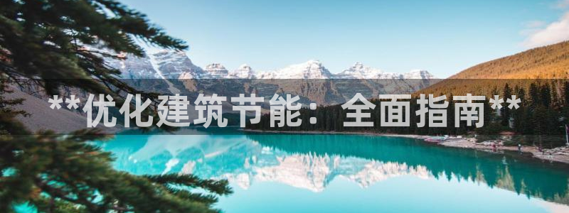 e尊国际是个黑网：**优化建筑节能：全面指南**