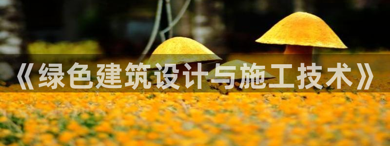 e尊国际娱乐官网下载：《绿色建筑设计与施工技术》