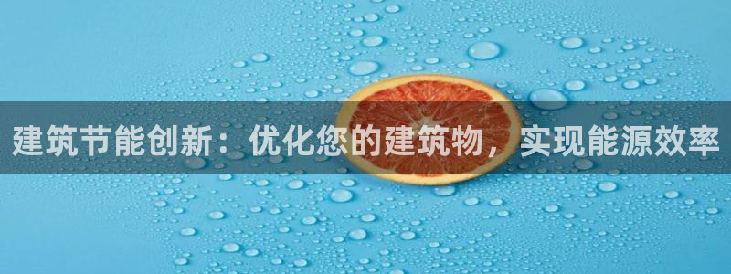 E尊国际网站：建筑节能创新：优化您的建筑物，实现能源效率