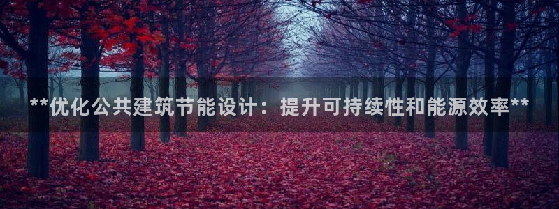 e尊国际平台：**优化公共建筑节能设计：提升可持续性和能源效率**