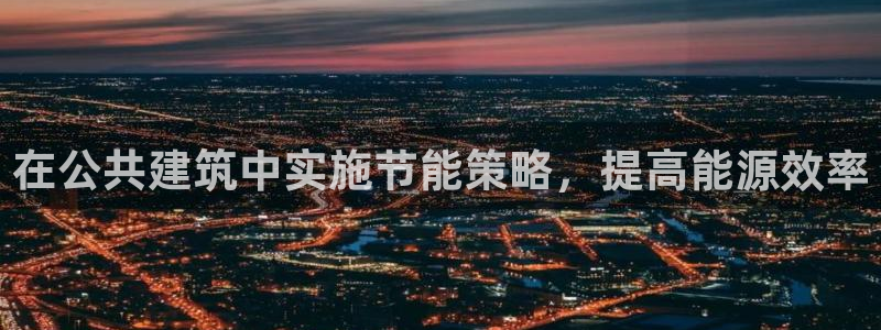 e尊平台：在公共建筑中实施节能策略，提高能源效率