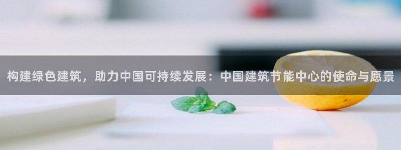 E尊国际网站：构建绿色建筑，助力中国可持续发展：中国建筑节能中心的使命与愿景