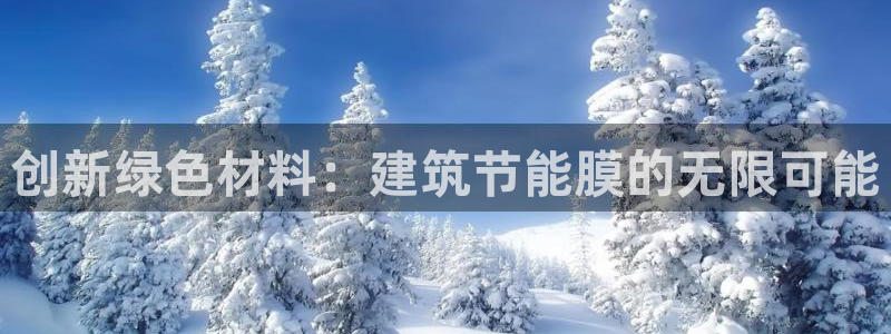 E尊国际网站：创新绿色材料：建筑节能膜的无限可能