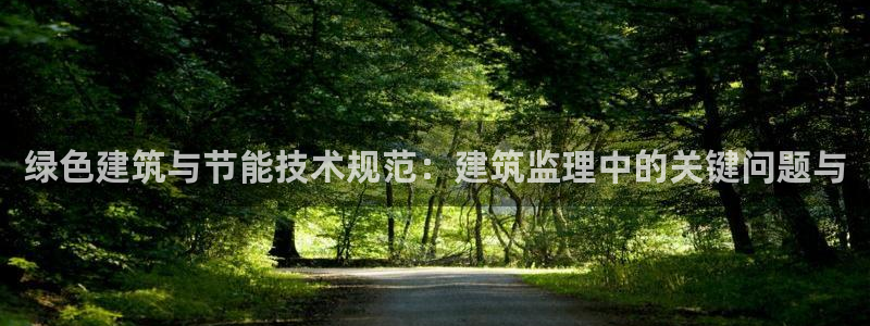 谁知道e尊国际的网址：绿色建筑与节能技术规范：建筑监理中的关键问题与