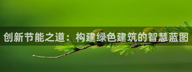 e尊国际平台：创新节能之道：构建绿色建筑的智慧蓝图