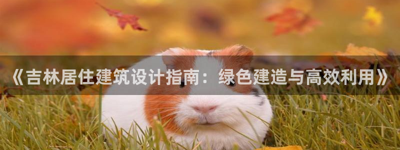 e尊国际地址：《吉林居住建筑设计指南：绿色建造与高效利用》